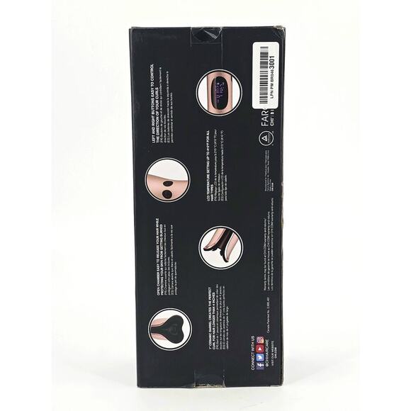 CHI Spin N Curl Special Edition Ceramic Rotating Curling Iron Rose Gold New - Picture 12 of 16